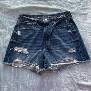 American Eagle 90's Fit Dark Wash Jean Shorts